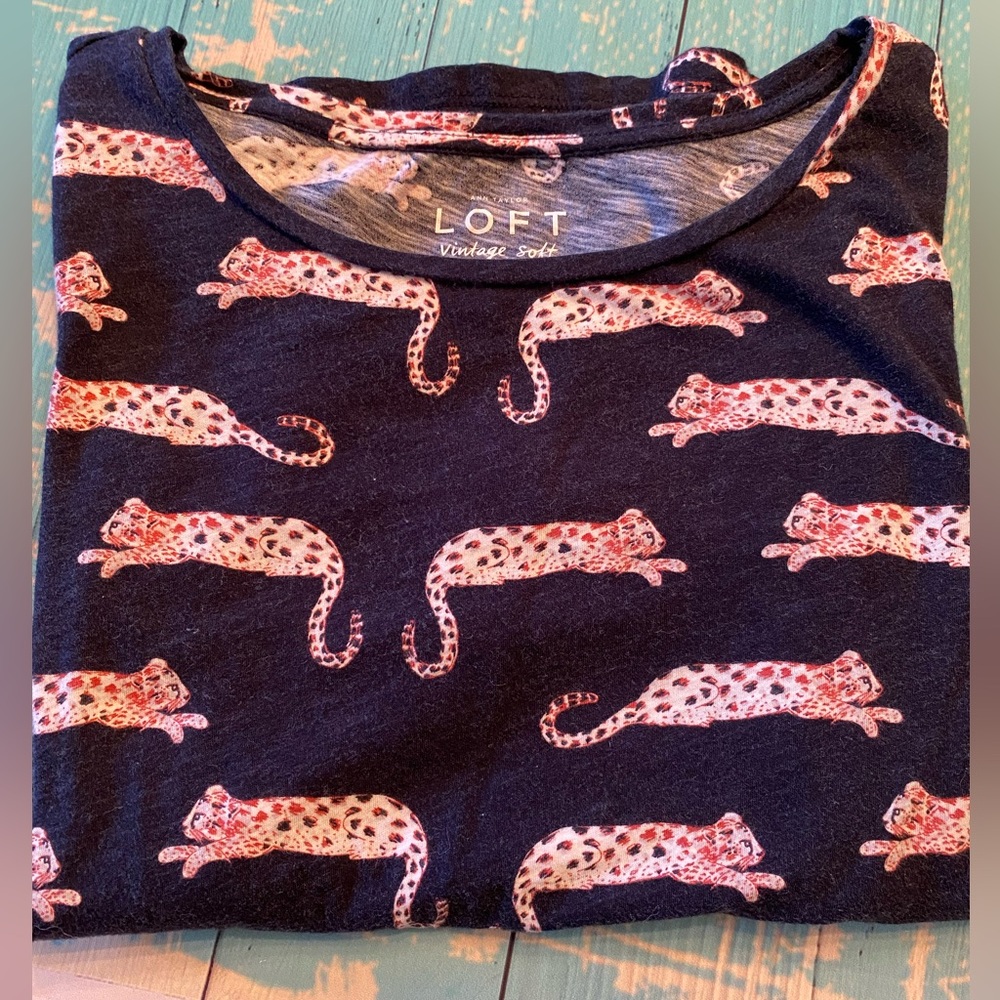 LOFT Cheetah T-Shirt